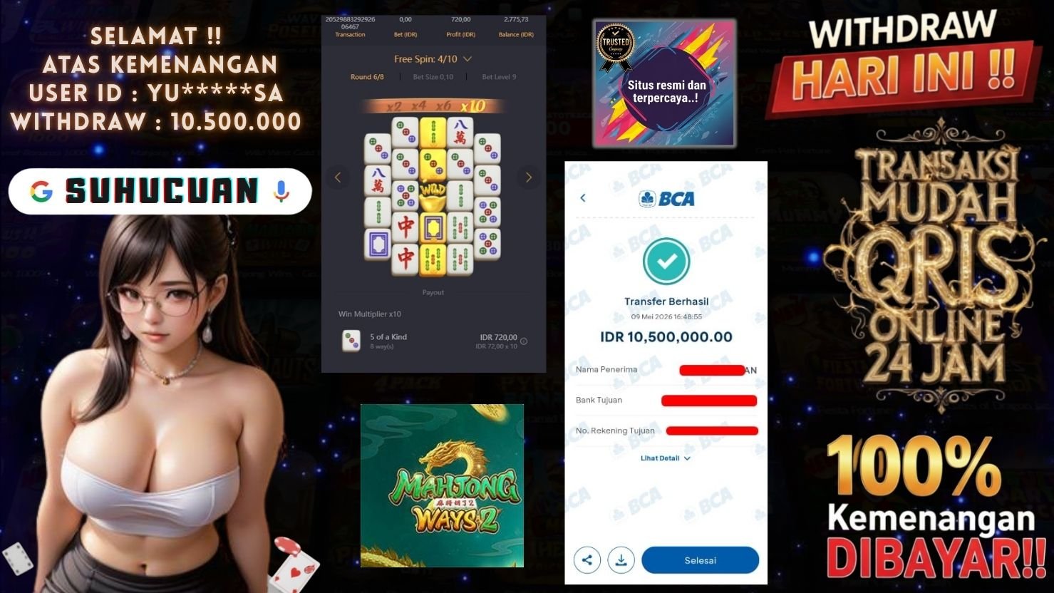 SUHUCUAN JACKPOT SLOT MAHJONG WAYS 2